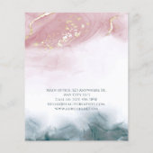 Schoonmaakdiensten Huishoudelijke Waterverf Flyer (Achterkant)