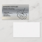 Schoonmaakdiensten | Huisreinigers Visitekaartje (Voorkant / Achterkant)