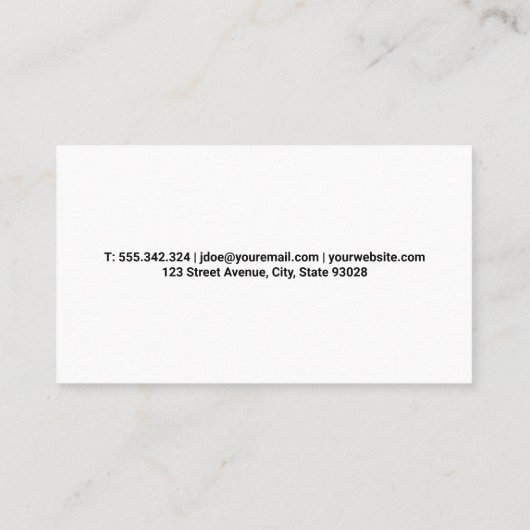 Schoonmaakdiensten Iconen | Schoon moderne woonkam Visitekaartje (Achterkant)