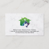 Schoonmaakdiensten in huis visitekaartje (Achterkant)