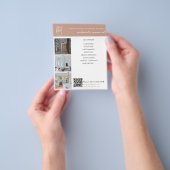 Schoonmaakdiensten Logo Zakelijke Promotie Modern Flyer (Hand)