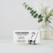 Schoonmaakdiensten | Maid Service | Witte Tegels Visitekaartje (Staand voorkant)