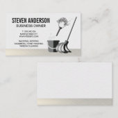 Schoonmaakdiensten | Maid Service | Witte Tegels Visitekaartje (Voorkant / Achterkant)