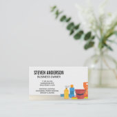 Schoonmaakdiensten | Maid Service | Witte Tegels Visitekaartje (Staand voorkant)