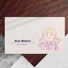 Schoonmaakdiensten QR Code Minimalist