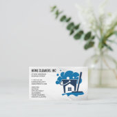 Schoonmaakdiensten | Reinigingsmiddelen Visitekaartje (Staand voorkant)