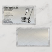 Schoonmaakdiensten | Schoonmaakdienst | Marmeren r Visitekaartje (Voorkant / Achterkant)