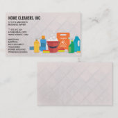 Schoonmaakdiensten | schoonmaakdienst | Metallic Visitekaartje (Voorkant / Achterkant)