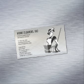 Schoonmaakdiensten | Schoonmaakdienst | Schoonmake Magnetisch Visitekaartje (Voorbeeld)