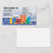 Schoonmaakdiensten | schoonmaakdienst | Tegel Soap Visitekaartje (Voorkant / Achterkant)