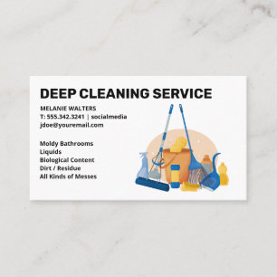 Schoonmaakdiensten   Schoonmaakster spuit   Schoon Visitekaartje