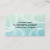 Schoonmaakdiensten | Sprankelende achtergrond Visitekaartje (Achterkant)