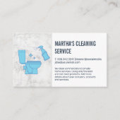 Schoonmaakdiensten | Toiletreiniging Visitekaartje (Voorkant)
