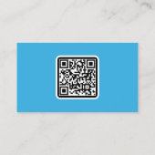 Schoonmaakdiensten Visitekaartje met QR-code (Achterkant)
