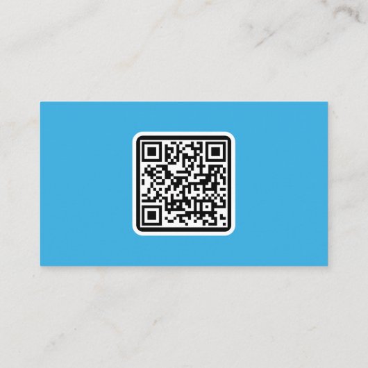Schoonmaakdiensten Visitekaartje met QR-code (Achterkant)
