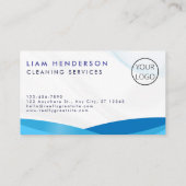 Schoonmaakdiensten Visitekaartjes Drukwasher (Achterkant)