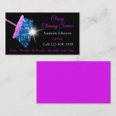 Schoonmaakdiensten voor classy Residence Services  Visitekaartje (Voorkant / Achterkant)