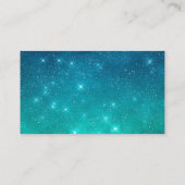 Schoonmaakdiensten voor classy Roze Paars Glitter  Visitekaartje (Achterkant)