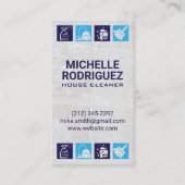 Schoonmaakdiensten voor huizen | Sanitair Visitekaartje (Voorkant)