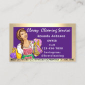 Schoonmaakdiensten voor Kantoor in het Classy Hous Visitekaartje (Voorkant)