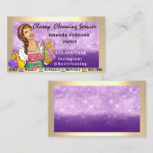 Schoonmaakdiensten voor Kantoor in het Classy Hous Visitekaartje (Voorkant / Achterkant)