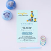 schoonmaakdiensten voor schoonmaaksters flyer (Enkel)