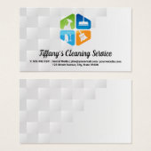 Schoonmaakdiensten voor werksters | Huishoudelijke Visitekaartje (Voorkant /achterkant)