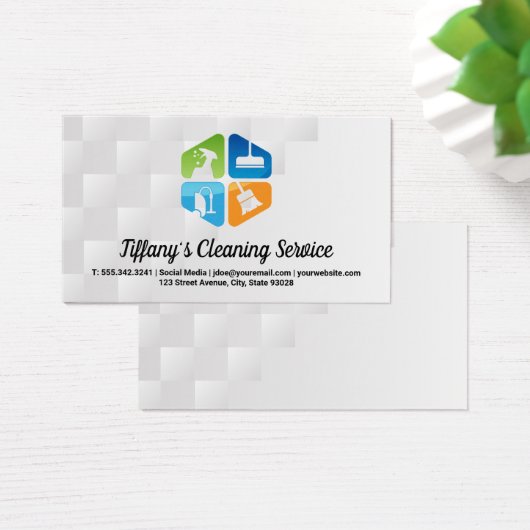 Schoonmaakdiensten voor werksters | Huishoudelijke Visitekaartje (Bureau)