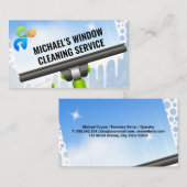 Schoonmaakdiensten | Window Clean Squeegee Visitekaartje (Voorkant / Achterkant)