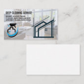 Schoonmaakdiensten | Woonkamer  Visitekaartje (Voorkant / Achterkant)