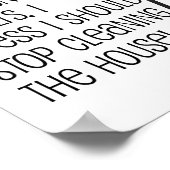 Schoonmaakgeld Poster (Hoek)