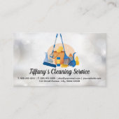 Schoonmaakgereedschap | ACHTERGROND Visitekaartje (Voorkant)