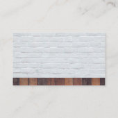 Schoonmaakgereedschap | Brick en hout Visitekaartje (Achterkant)