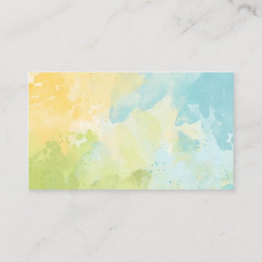 Schoonmaakgereedschap pictogram | Sanitair Service Visitekaartje (Achterkant)