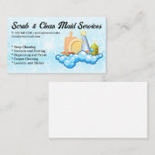 Schoonmaakgereedschap | Zeepbellen Visitekaartje (Voorkant / Achterkant)