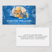 Schoonmaakgereedschap | Zeepbellen Visitekaartje (Voorkant / Achterkant)