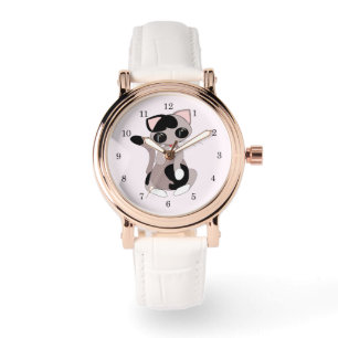 Schoonmaakkatwatch - Aanpasbaar Horloge