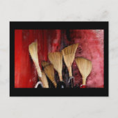 Schoonmaakkunst Briefkaart (Voorkant)