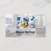 Schoonmaakmachine | House Services Visitekaartje (Voorkant)