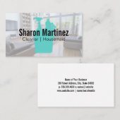 Schoonmaakmachine | Schoonmaakmiddelen Visitekaartje (Voorkant / Achterkant)