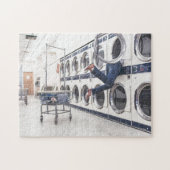 Schoonmaakmachine voor wasgoed voor wasgoed legpuzzel (Horizontaal)