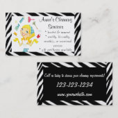 Schoonmaakmaden visitekaartje (Voorkant / Achterkant)