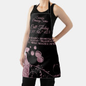 Schoonmaakmais Janitorial sparkle spray roze draai Schort (Insitu)