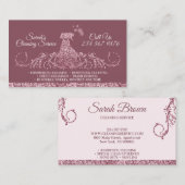 Schoonmaakmais Janitorial sparkle swing Visitekaartje (Voorkant / Achterkant)