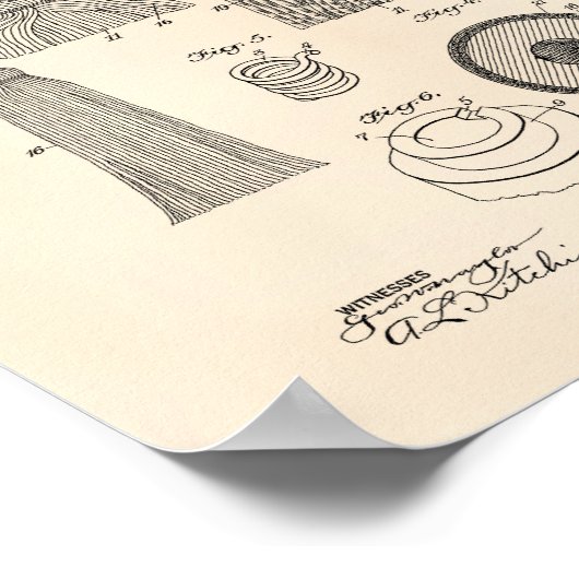 Schoonmaakmap 1935 oude kunstpoep poster (Hoek)