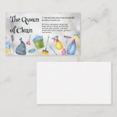 Schoonmaakmaterialen en -gereedschap | Boke-achter Visitekaartje (Voorkant / Achterkant)