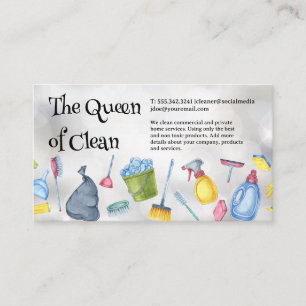 Schoonmaakmaterialen en -gereedschap   Boke-achter Visitekaartje