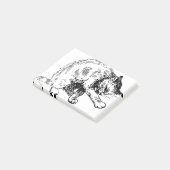Schoonmaakmest voor handvaten post-it® notes (Schuin)