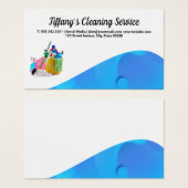 Schoonmaakmiddelen | Blauwe Golf Visitekaartje (Voorkant /achterkant)