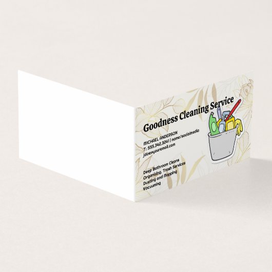 Schoonmaakmiddelen in de Bucket Kaart (Buitenkant)